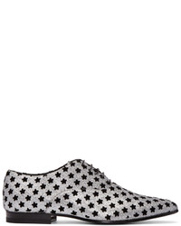 graue Oxford Schuhe von Saint Laurent