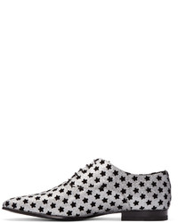 graue Oxford Schuhe von Saint Laurent