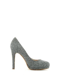 graue Pailletten Pumps von Evita