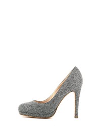 graue Pailletten Pumps von Evita