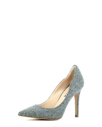 graue Pailletten Pumps von Evita