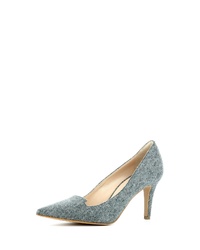 graue Pailletten Pumps von Evita