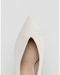 graue Pumps von Asos