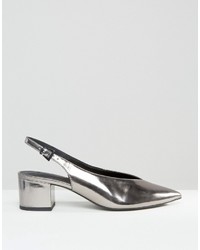 graue Pumps von Asos