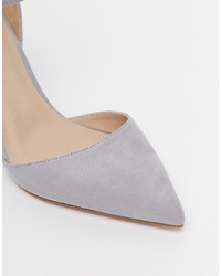 graue Pumps von Asos