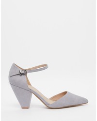 graue Pumps von Asos