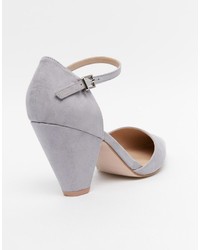 graue Pumps von Asos