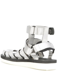 graue Sandalen von Suicoke