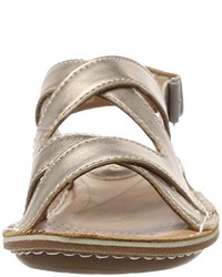 graue Sandalen von Clarks