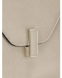 graue Satchel-Tasche aus Leder von Valextra