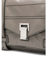 graue Satchel-Tasche aus Leder von Proenza Schouler