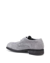 graue Segeltuch Derby Schuhe von Guidi