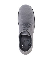 graue Segeltuch Derby Schuhe von Guidi