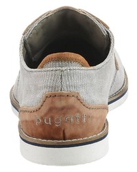 graue Segeltuch Derby Schuhe von Bugatti