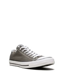 graue Segeltuch niedrige Sneakers von Converse