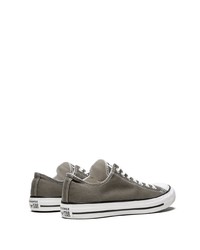 graue Segeltuch niedrige Sneakers von Converse