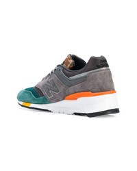 graue Segeltuch niedrige Sneakers von New Balance