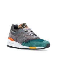 graue Segeltuch niedrige Sneakers von New Balance