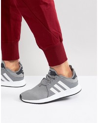 graue Segeltuch niedrige Sneakers von adidas Originals
