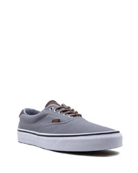 graue Segeltuch niedrige Sneakers von Vans