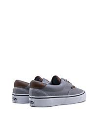 graue Segeltuch niedrige Sneakers von Vans