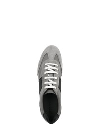 graue Segeltuch niedrige Sneakers von Geox