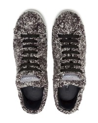 graue Segeltuch niedrige Sneakers von Dolce & Gabbana