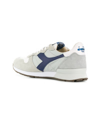 graue Segeltuch niedrige Sneakers von Diadora