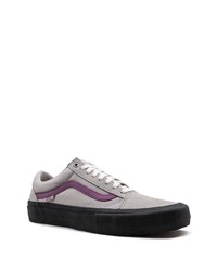 graue Segeltuch niedrige Sneakers von Vans