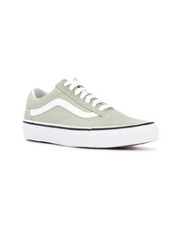 graue Segeltuch niedrige Sneakers von Vans