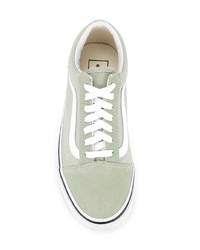 graue Segeltuch niedrige Sneakers von Vans