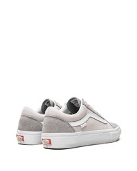 graue Segeltuch niedrige Sneakers von Vans