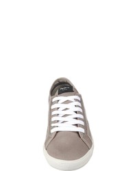 graue Segeltuch niedrige Sneakers von Pepe Jeans