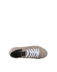 graue Segeltuch niedrige Sneakers von Pepe Jeans