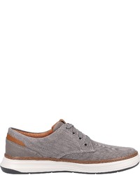 graue Segeltuch niedrige Sneakers von Skechers