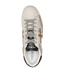 graue Segeltuch niedrige Sneakers von Premiata