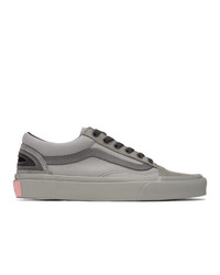 graue Segeltuch niedrige Sneakers von Vans