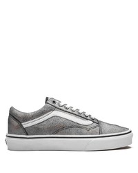 graue Segeltuch niedrige Sneakers von Vans