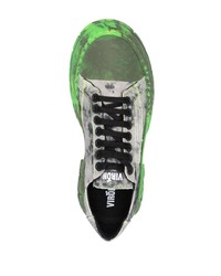 graue Segeltuch niedrige Sneakers von Viron