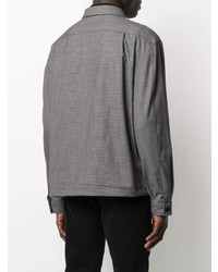 graue Shirtjacke mit Hahnentritt-Muster von BOSS HUGO BOSS