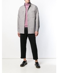 graue Shirtjacke mit Schottenmuster von Vivienne Westwood