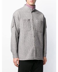 graue Shirtjacke mit Schottenmuster von Vivienne Westwood