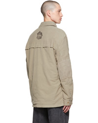 graue Shirtjacke von Objects IV Life