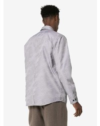 graue Shirtjacke von Stone Island Shadow Project