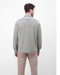 graue Shirtjacke von LERROS