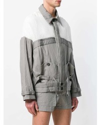 graue Shirtjacke von Chalayan