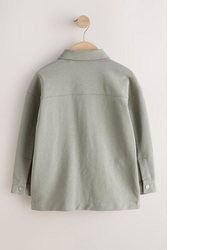 graue Shirtjacke von next