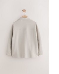 graue Shirtjacke von next