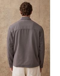 graue Shirtjacke von next