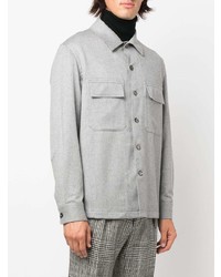 graue Shirtjacke von Z Zegna